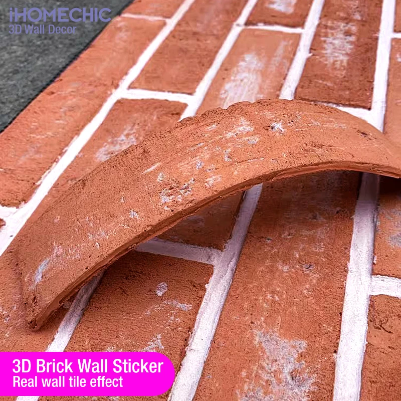 Ceramic Tile Blank - Adesivo de parede de tijolo 3d,