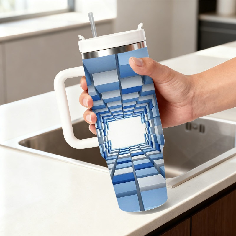 Sublimation Mug White - Copo Térmico de Aço Inoxidável de