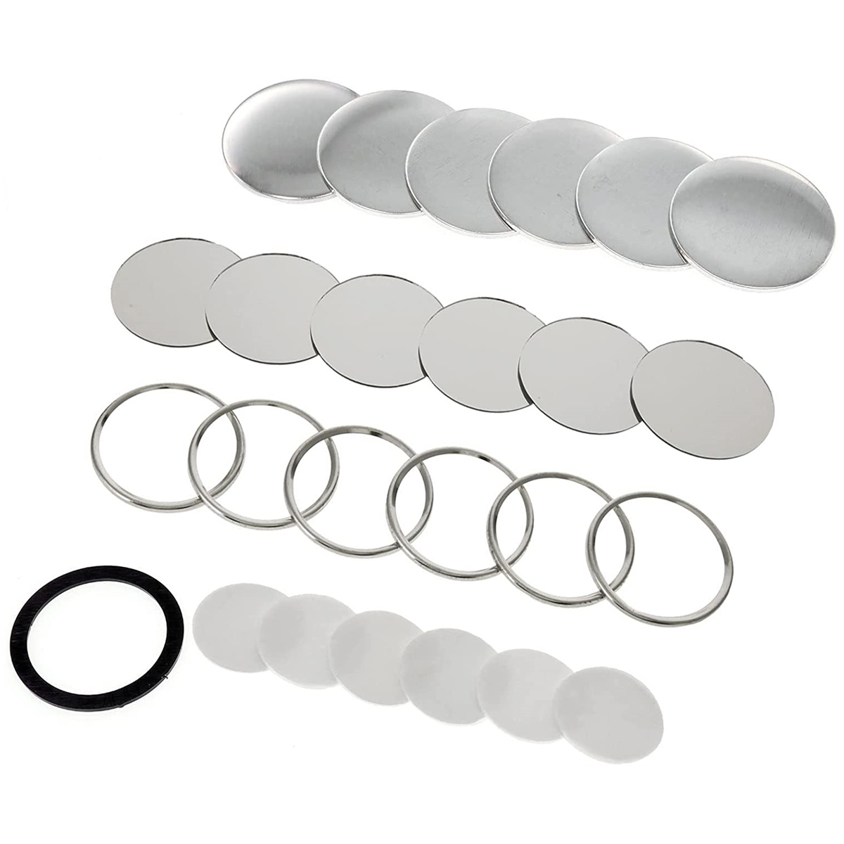 Peças de Botão Espelhado em Br - Button Badge Blank avaliação e preço