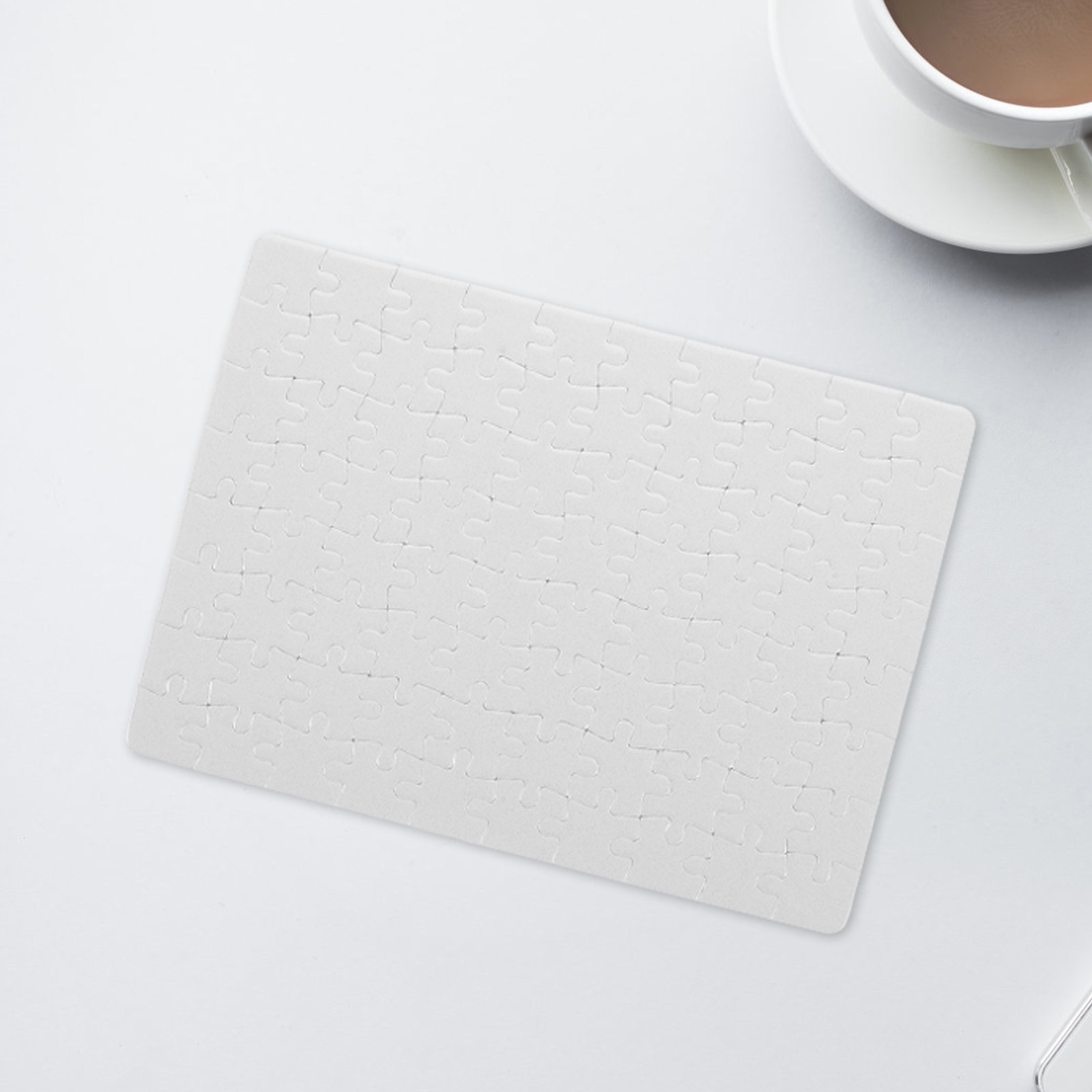 4 Folhas de Peças de Quebra-Ca - Puzzle Blank White avaliação e preço
