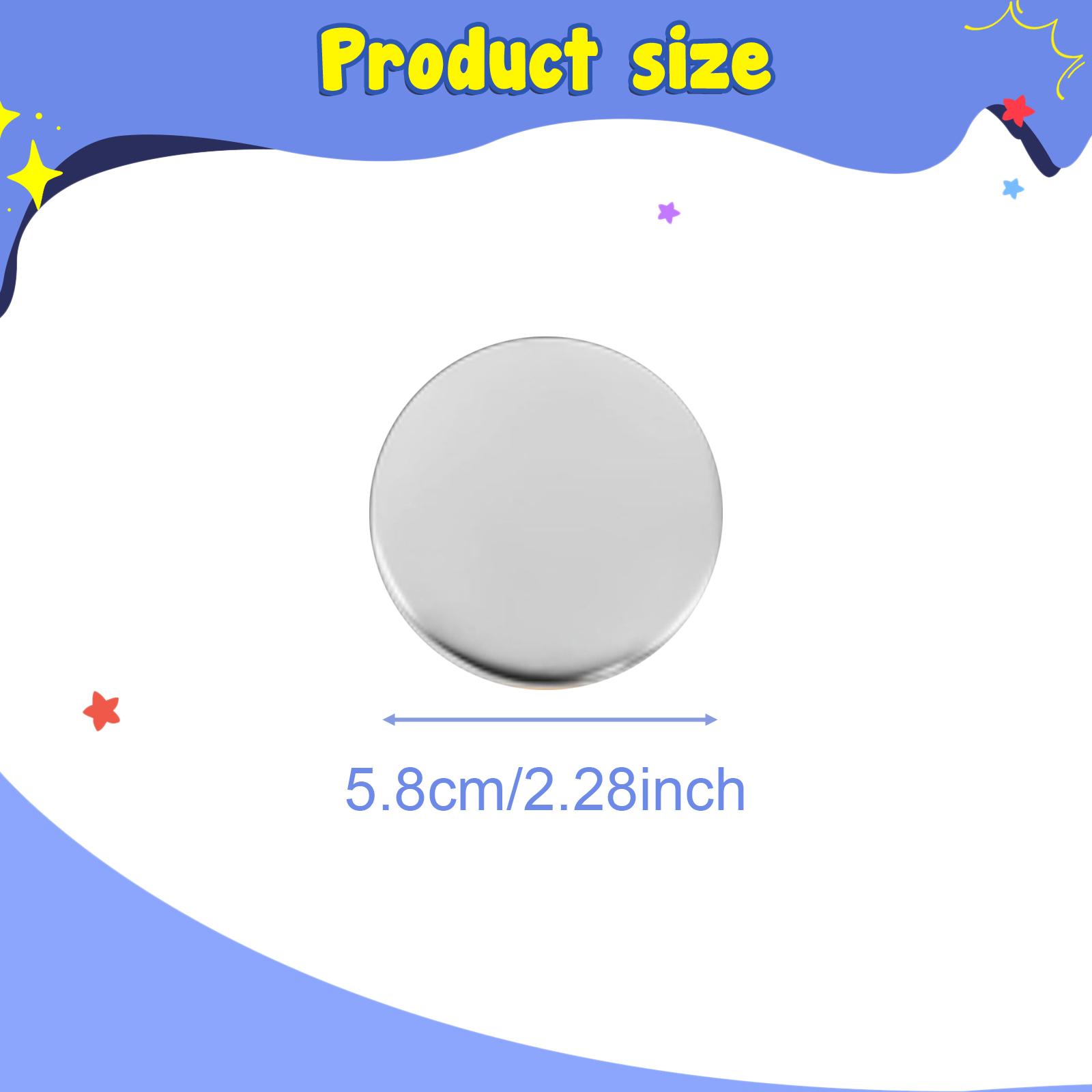 Kit de Crachás de Botão Metáli - Button Badge Blank avaliação e preço