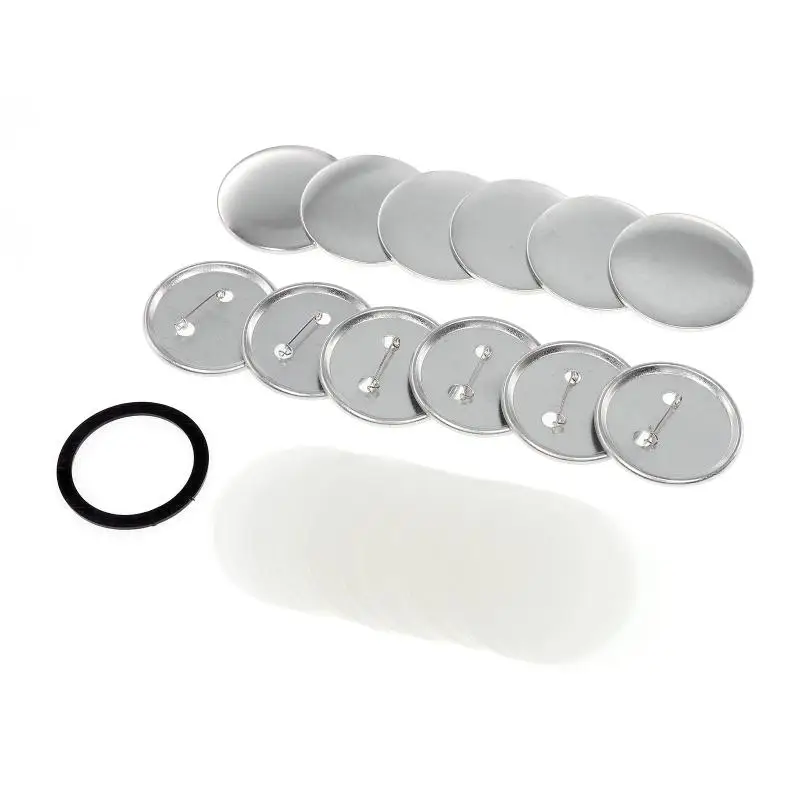 100 Peças de Bases para Crachá - Button Badge Blank avaliação e preço