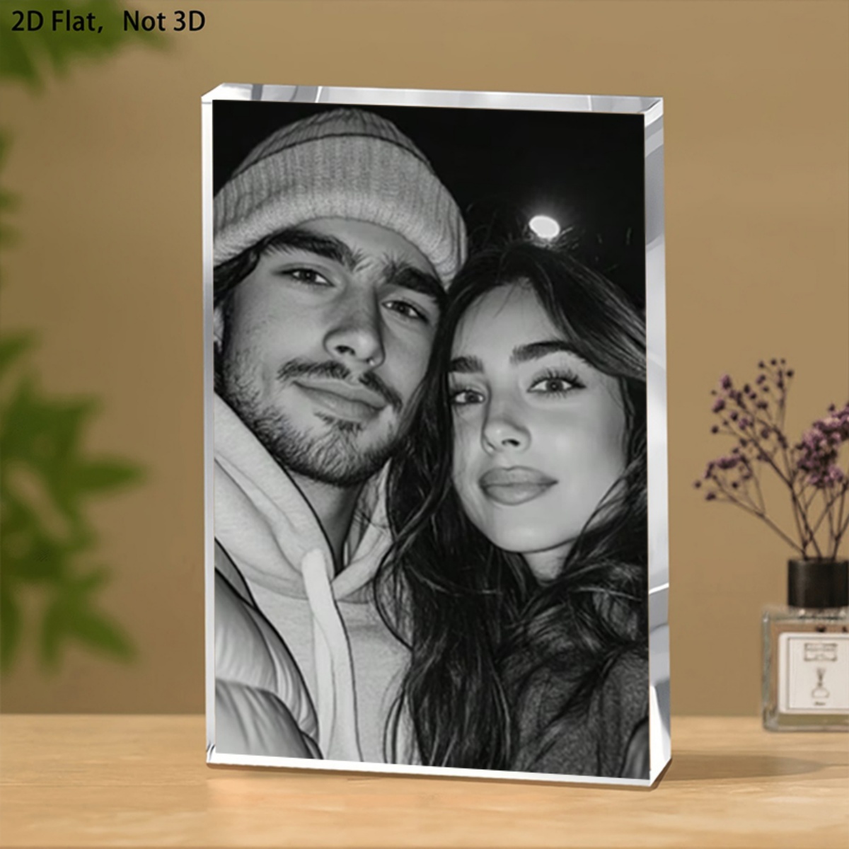Ornamento de Acrílico Personal - Photo Acrylic Block avaliação e preço