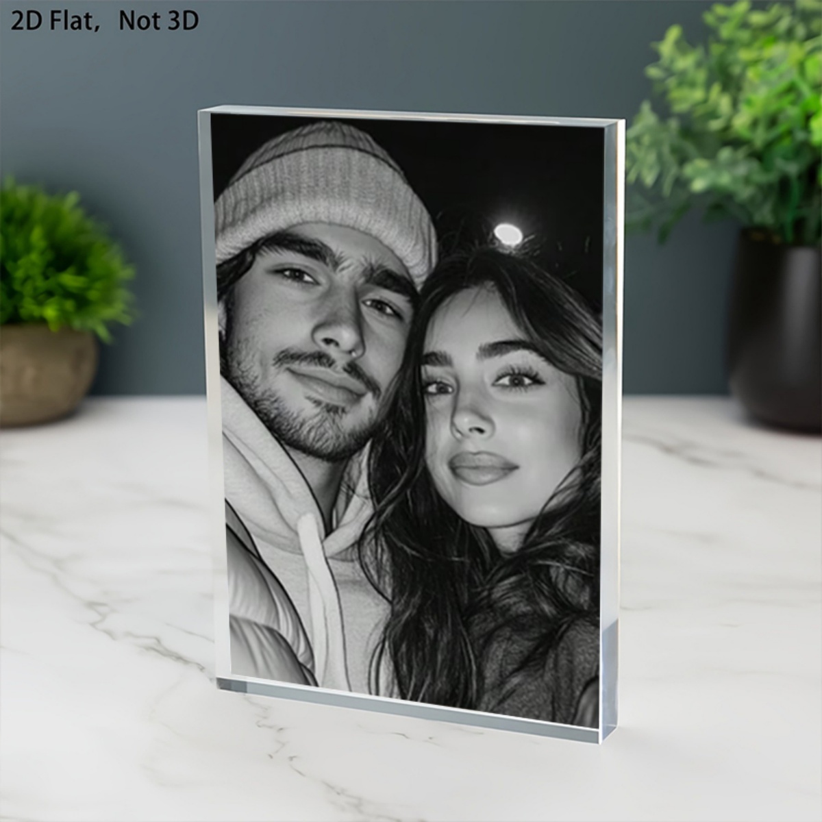 Ornamento de Acrílico Personal - Photo Acrylic Block avaliação e preço