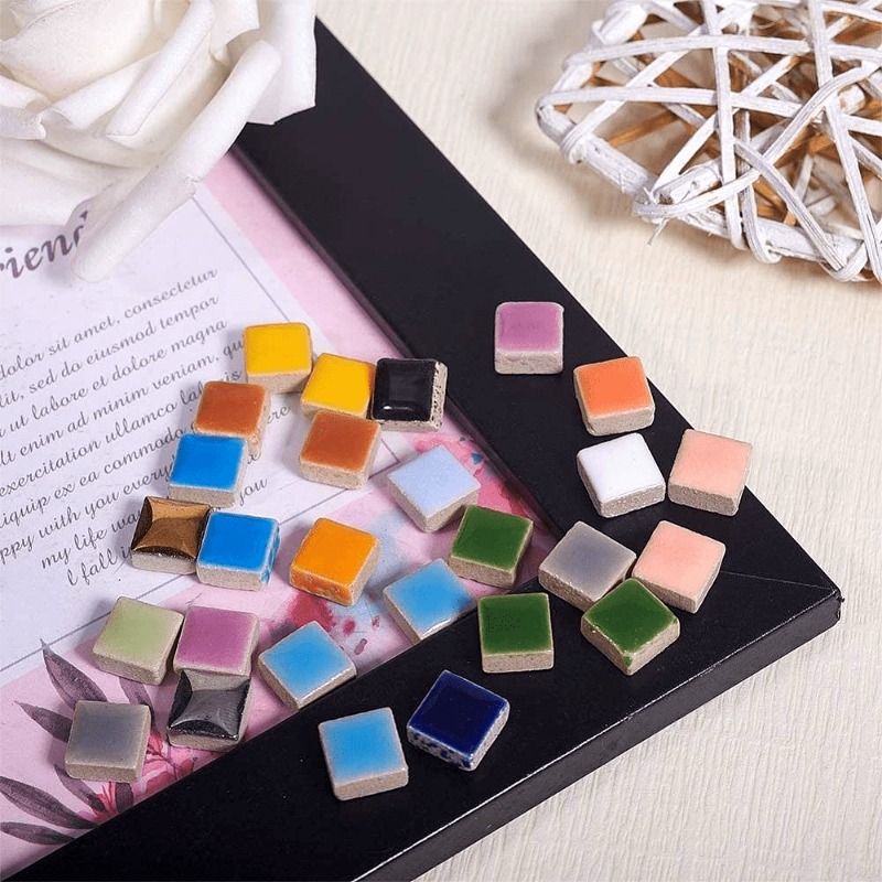 100g quadrado telhas de mosaic - Ceramic Tile Blank avaliação e preço