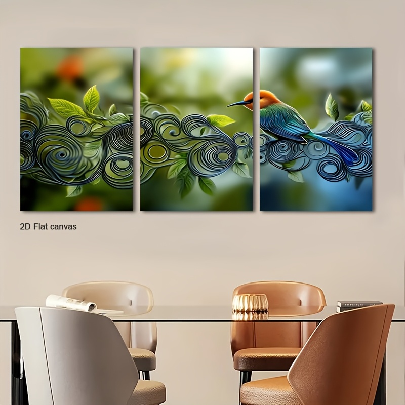 Conjunto de 3 Telas Sem Moldur - Canvas Wrap Ready avaliação e preço